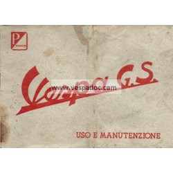 Normas de Uso e Entretenimiento Vespa 150 GS mod. VS2T 1956, Italiano