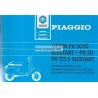 Manuale de Uso e Manutenzione Vespa PK 50 SS Elestart  Mod. V5S1T, Vespa PK 50 Mod. V5X1T,  Vespa PK 125 S Elestart Mod. VMX5T