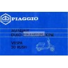 Bedienungsanleitung Vespa PK 50 XL RUSH mod. V5X4T, Italienisch