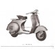 Manuel Technique Scooter Vespa 150 mod. VBA, Italien