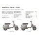 Manuel Technique Scooter Vespa PX 80 E, Vespa 125 PXE, Vespa 150 PXE,   Vespa 200 PXE, Italien