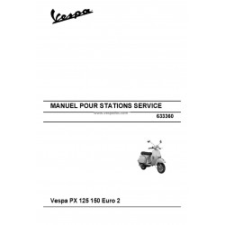 Manuel Technique Scooter Vespa PX 125, PX 150, Euro 2