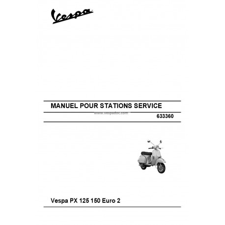 Workshop Manual Scooter Vespa PX 125, PX 150, Euro 2