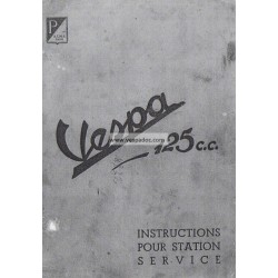 Manuel Technique d'Atelier Scooter Acma 125 Mod. 1951, 1952, 1953