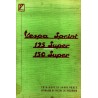 Catalogo de piezas de repuesto Scooter Vespa 150 Sprint VLB1T, 125 Super VNC1T, 150 Super VBC1T, Inglés, Español