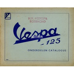 Catalogo de piezas de repuesto Scooter Vespa 125 VNA, mod. 1957 - 1958