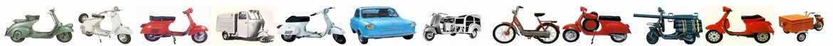 Documentazione Tecnica per Vespa, Acma, Piaggio Ciao, Triporteur Vespa, Piaggio Ape